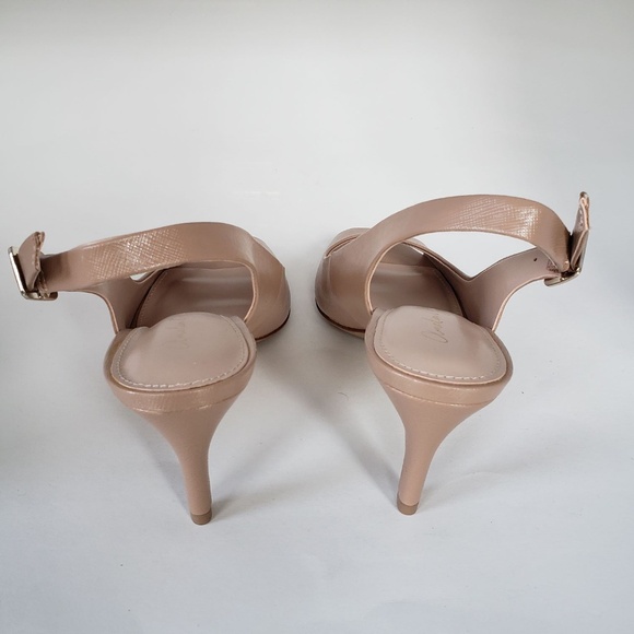 Amelia Grace Korine beige heeled shoe size 7M - Picture 5 of 11